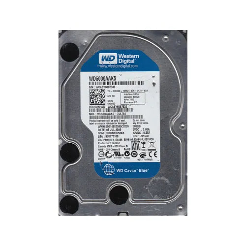 Caviar Blue 500GB 7200RPM SATA 3Gb/s 16MB Cache 3.5-Inch Hard Drive