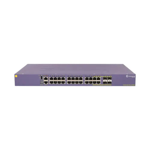 X440-24P - Extreme Networks Summit X440 Series 24 x Ports PoE+ RJ-45 + 4 x Combo SFP L3 Managed 1U Rack-mountable GE Network Switch