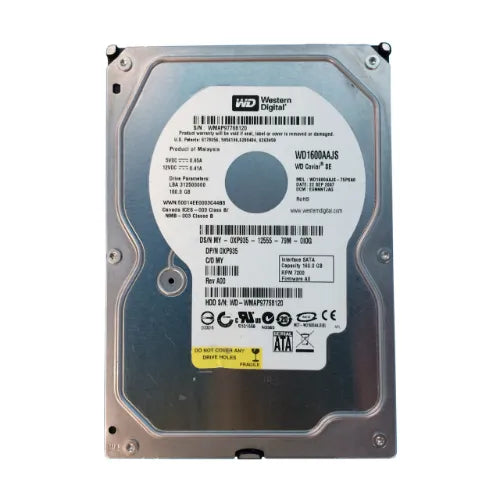 XP935-DEL - Dell 160GB 7200RPM SATA 3Gb/s 8MB Cache 3.5-Inch Hard Drive