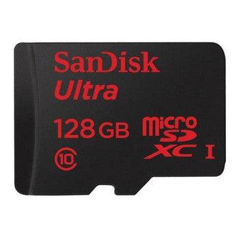SanDisk - SDSDQUA-128G-A46A - Ultra 128GB Class 10 microSDXC UHS-I Flash Memory Card