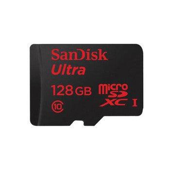 SanDisk - SDSDQUA-128G-C46A - Ultra 128GB Class 10 microSDXC UHS-I Flash Memory Card