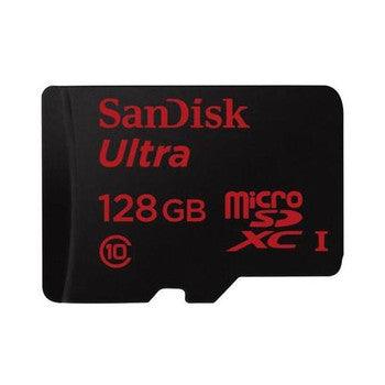 SanDisk - SDSDQUAN-128G-G4 - Ultra 128GB Class 10 microSDXC UHS-I Flash Memory Card