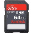 SanDisk - SDSDU-064G-A11 - 64GB Ultra Secure Digital Extended Capacity (SDXC) UHS-I Class 10 Flash Memory Card
