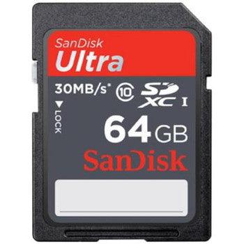 SanDisk - SDSDU-064G-A11 - 64GB Ultra Secure Digital Extended Capacity (SDXC) UHS-I Class 10 Flash Memory Card