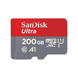 SanDisk - SDSQUAR-200G-GN6MA - Ultra 200GB Class 10 microSDXC UHS-I Flash Memory Card