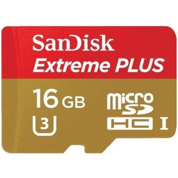SanDisk - SDSQXSG-016G-ANC - Extreme Plus 16GB microSDHC UHS-I Flash Memory Card