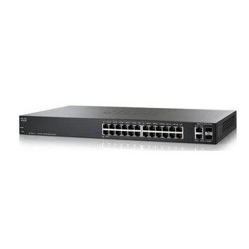 Cisco - SF200E-24-EU - SF200E 24-Ports 10/100Base-TX Ethernet 2 x Combo Gigabit SFP Port Ethernet Switch