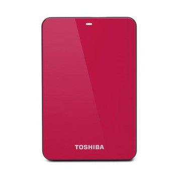 Toshiba - HDTC610XR3B1 - Canvio 1TB 5400RPM USB 3.0 8MB Cache 2.5-inch External Hard Drive (Red)