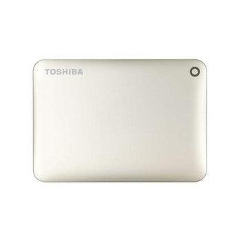 Toshiba - HDTC830EC3CA - Canvio Connect II 3TB 5400RPM USB 3.0 8MB Cache 2.5-inch Portable External Hard Drive (Gold)