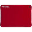 Toshiba - HDTC830XR3C1 - Canvio Connect II 3TB 5400RPM USB 3.0 8MB Cache 2.5-inch Portable External Hard Drive (Red)