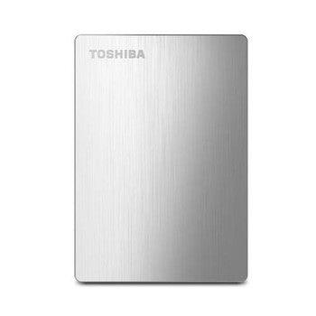 Toshiba - HDTD210ES3EA - STOR.E Slim 1TB USB 3.0 2.5-inch External Hard Drive (Silver)