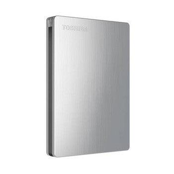 Toshiba - HDTD210XSMEA - Canvio Slim II 1TB 5400RPM USB 3.0 8MB Cache 2.5-inch External Hard Drive (Silver)
