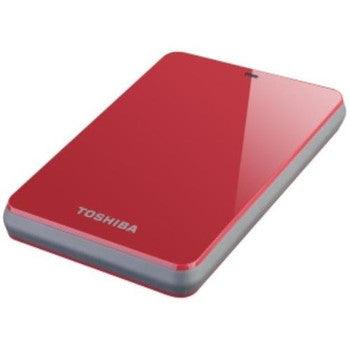 Toshiba - E05A100PBU3XR - Canvio 1TB 5400RPM USB 3.0 8MB Cache External Hard Drive (Red)