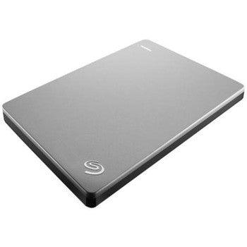 Seagate - STDS1000900 - Backup Plus Slim 1TB External Hard Drive USB 3.0 Portable Black Silver