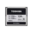 Toshiba - PFC128U-1EXS - Exceria 128GB 1000x CompactFlash (CF) Memory Card (Silver)