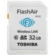 Toshiba - PFW032U-1BCW - FlashAir II 32GB Class 10 SD Wireless Flash Memory Card