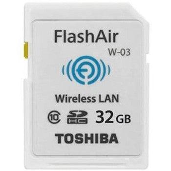 Toshiba - PFW032U-1CCW - FlashAir III 32GB Class 10 SD Wireless Flash Memory Card