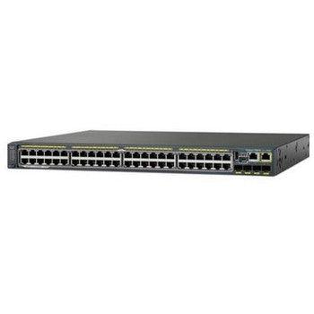 Cisco - WS-C2960S-F48LPS-LWS - Catalyst 2960-sf 48-Ports 10/100 RJ-45 PoE+ Manageable Rack-mountable Fast Ethernet Switch with 4x SFP GE Uplink Ports (Ref