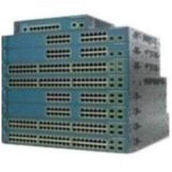 Cisco - WS-C3560G-48PS-E-RF - 48-Ports 10/100/1000 RJ-45 PoE Manageable Layer2 Fixed Rack Mountable and Standalone/Clustering Ethernet Switch with 4x SFP