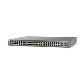 Cisco - WS-C3560G-48PS-S-A1 - Catalyst 3560G 48-Ports 10/100/1000 RJ-45 PoE Manageable Layer2 Fixed Rack Mountable and Standalone/Clustering Ethernet Swi