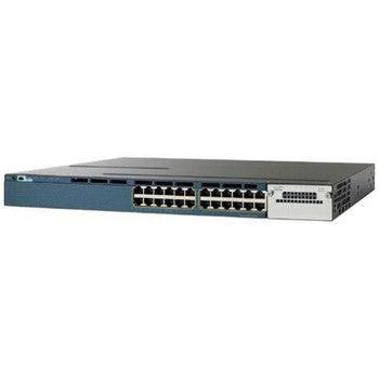 Cisco - WS-C3560X-24P-S-A1 - Catalyst 3560-X Series 24-Ports 10/100/1000Base-TX RJ-45 PoE+ Manageable Layer3 Rack-mountable 1U Ethernet Switch (Refurbishe