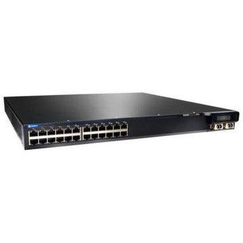 Juniper Networks - EX3200-24P - Juniper EX 3200 24-Ports 10/ 100/ 1000Base-T (24 PoE ports) Switch + 600 W AC PSU