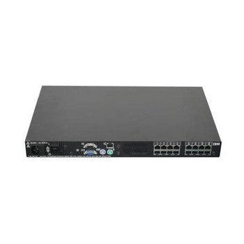 IBM - 32P1653 - NetBAY 16-Ports RJ-45 D-Sub (DB-9) 1U Rack-mountable Remote Console Manager KVM Switch
