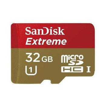 SanDisk - SDSDQXL2-032G-AA - Extreme 32GB Class 10 microSDHC UHS-I Flash Memory Card