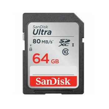 SanDisk - SDSDUNC-064G-AN6 - Ultra 64GB Class 10 SDXC UHS-I Flash Memory Card