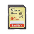 SanDisk - SDSDXSF-064G-ANC - Extreme Plus 64GB Class 10 SDXC UHS-I Flash Memory Card