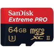 SanDisk - SDSQXPJ-064G-ANCM3 - Extreme Pro 64GB Class10 microSDXC UHS-II Flash Memory Card