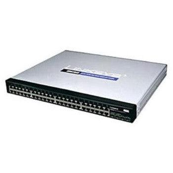 Cisco - SRW2048-EU - Linksys SRW2048 Managed Ethernet Switch with WebView 48 x 10/100/1000Base-T LAN