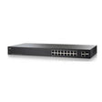 Cisco - SLM2016TNA - SG200-18 18-Ports 10/100/1000Mbps Gigabit Ethernet Smart Switch