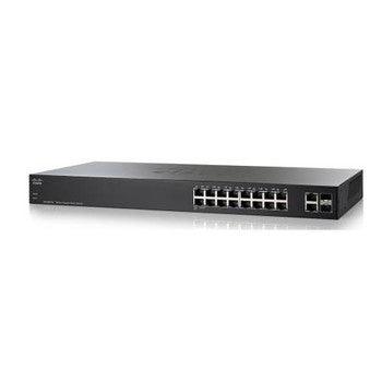 Cisco - SLM2016TNA - SG200-18 18-Ports 10/100/1000Mbps Gigabit Ethernet Smart Switch