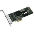 Dell - 463-0706 - 4-Ports 1Gbps 1000Base-T Gigabit Ethernet PCI Express Network Card Adapter