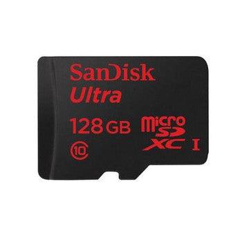 SanDisk - SDSQUNC-128G-AN6 - Ultra 128GB Class 10 microSDXC UHS-I Flash Memory Card