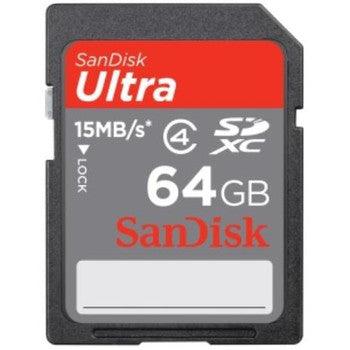 SanDisk - SDSDH-064G-U46 - Ultra 64GB Class 4 SDXC Flash Memory Card