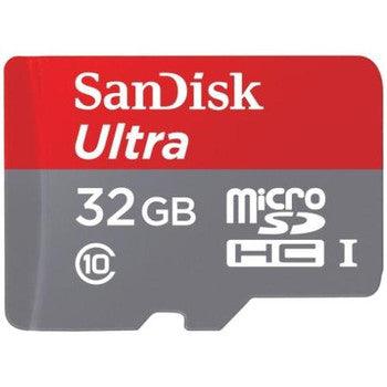 SanDisk - SDSQUNC-032G-AN6 - Ultra 32GB Class 10 microSDHC UHS-I Flash Memory Card