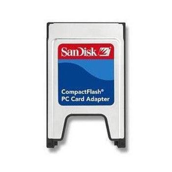 SanDisk - SDCF-38 - CompactFlash PC Card Adapter PC Card Adapter CompactFlash Type I