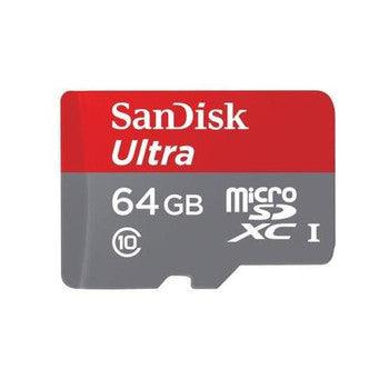 SanDisk - SDSQUNC-064G-AN6 - Ultra 64GB Class 10 microSDXC UHS-I Flash Memory Card