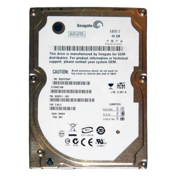 Seagate - 9CV011-501 - 40GB 5400RPM ATA 100 2.5 2MB Cache Hard Drive"