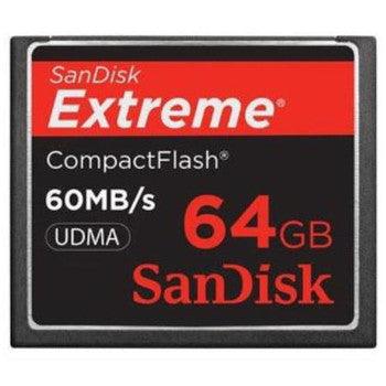 SanDisk - SDCFX-064G-A61-A1 - 64GB Extreme 60MB/s UDMA CompactFlash (CF) Memory Card