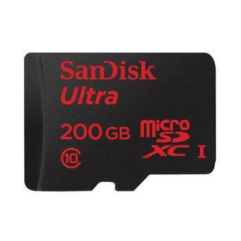 SanDisk - SDSDQUAN-200G-A4 - Ultra 200GB Class 10 microSDXC UHS-I Flash Memory Card