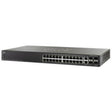 Cisco - SF500-24-K9-NA - Ethernet Switch 24-Ports Manageable 26 x RJ-45 Stack Port 4 x Expansion Slots 10/100Base-TX 10/100/1000Base-T Rack-mountable (Ref