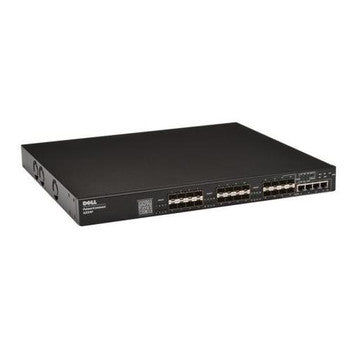 Dell - 6224F - PowerConnect 20-Ports SFP 10/100/1000Base-T 10Gbps Gigabit Ethernet L3 Stackable Switch with 4x Combo SFP or Copper Ports