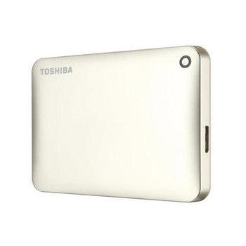 Toshiba - HDTC820EC3CA - Canvio Connect II 2TB 5400RPM USB 3.0 8MB Cache 2.5-inch External Hard Drive (Gold)