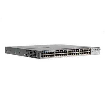 Cisco - WS-C3750X-48T-L-A1 - 3750x-48t-L 48-Ports 10/100/1000Base-T RJ-45 Manageable Layer2 Rack-mountable 1U Stackable Ethernet Switch