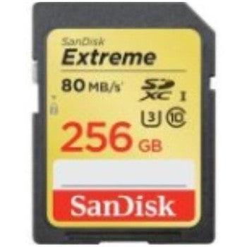 SanDisk - SDSDXNF-256G-ANCIN - Extreme 256GB Class 10 SDXC UHS-I (U3) Flash Memory Card