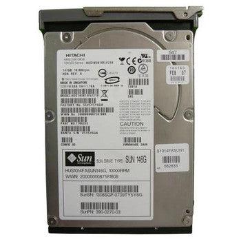Sun - 390-0270 - 147GB 10000RPM Fibre Channel 2 Gbps 3.5 16MB Cache Hard Drive"