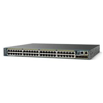 Cisco - WS-C2960S-48LPS-L-A1 - Catalyst 2960s-48lpd-l 48-Ports 10/100/1000Base-T RJ-45 POE Manageable Layer2 Rack-mountable 1U and Stackable Ethernet Swit